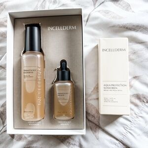 Riman Incellderm Dermatology First Package EX – Booster + Serum + Aqua Sunscreen